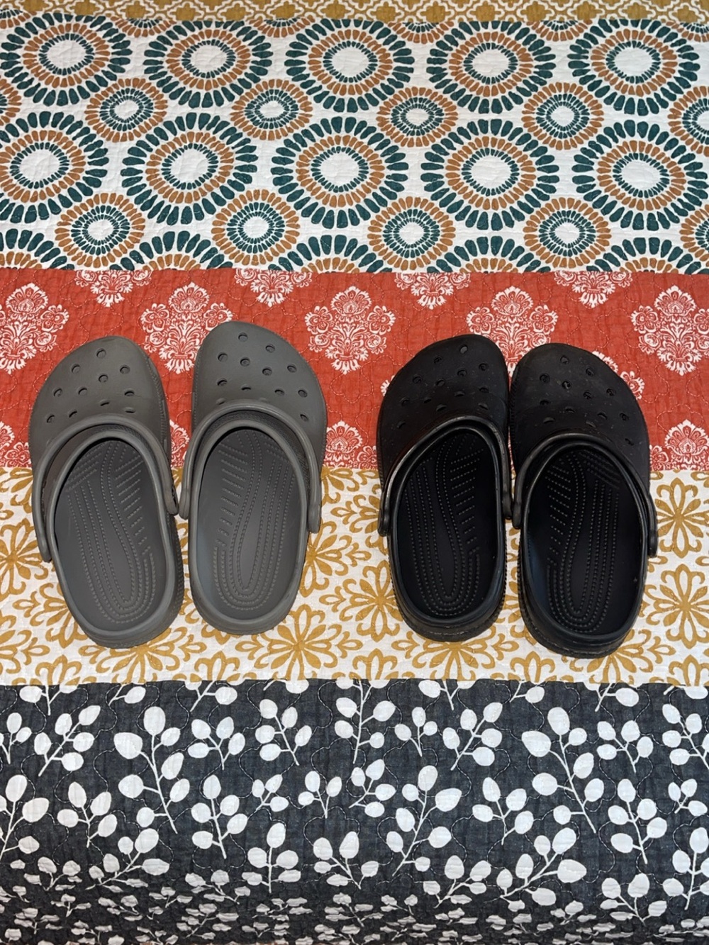 Two Pair of Crocs